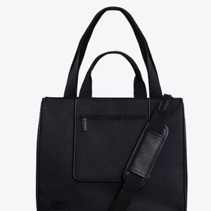 BEIS Black Travel Tote Bag with Shoulder Strap